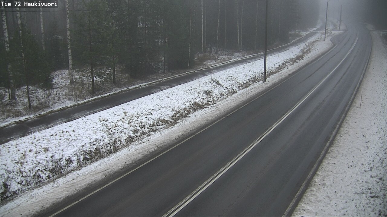 Weather Camera Image Väg 72 Haukivuori, Mikkeli, Etelä-Savo