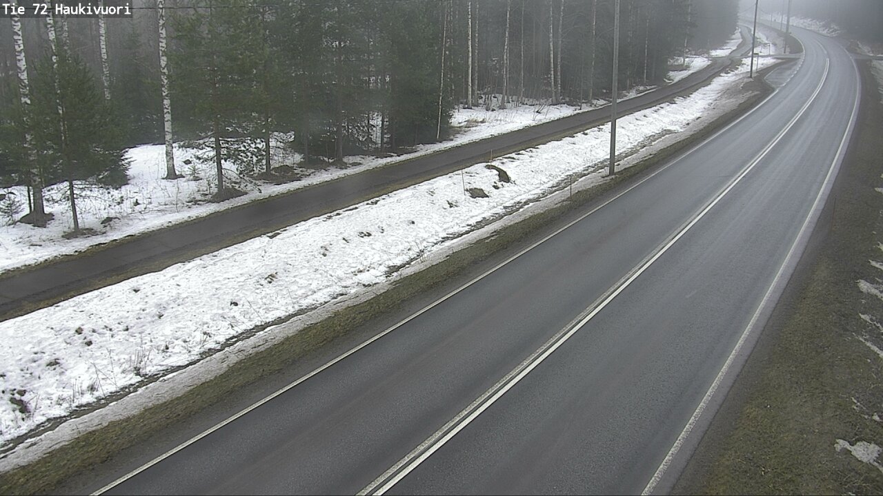 Weather Camera Image Road 72 Haukivuori, Mikkeli, Etelä-Savo