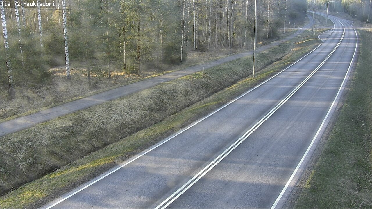 Weather Camera Image Road 72 Haukivuori, Mikkeli, Etelä-Savo