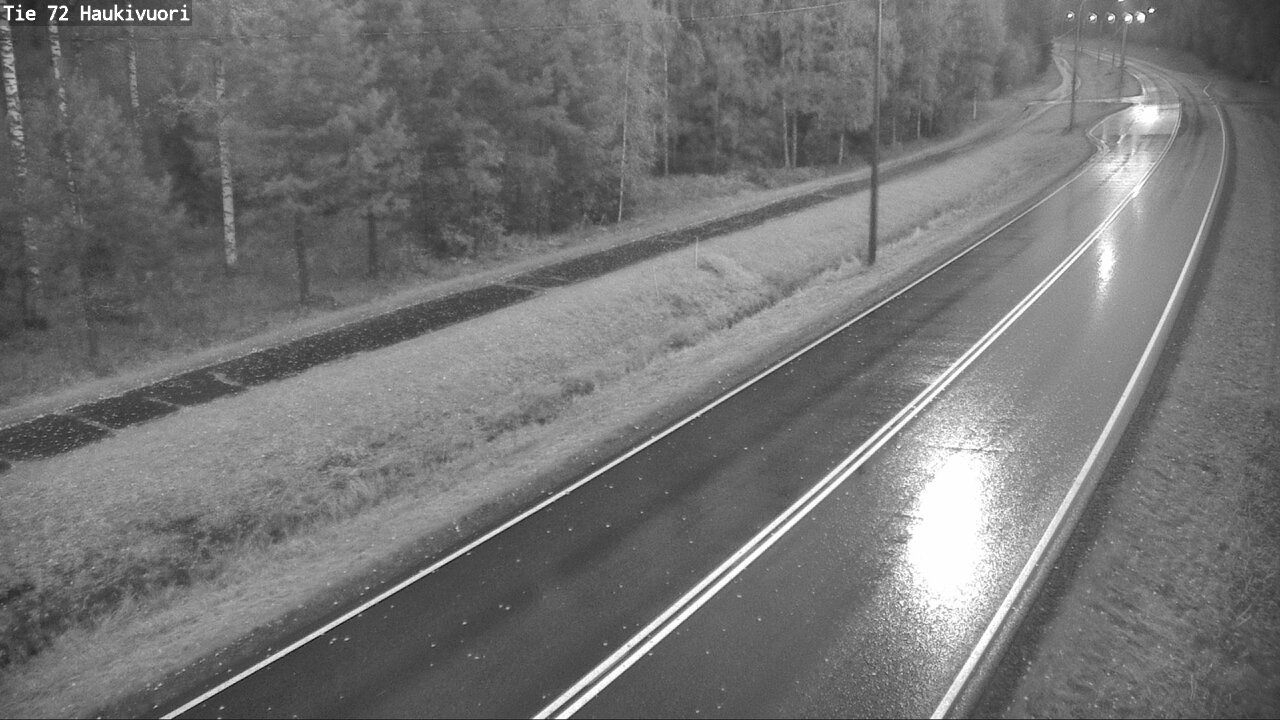 Weather Camera Image Road 72 Haukivuori, Mikkeli, Etelä-Savo