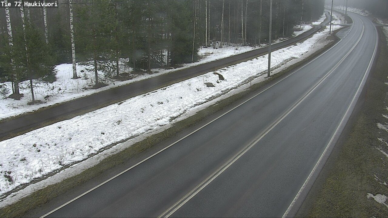Weather Camera Image Väg 72 Haukivuori, Mikkeli, Etelä-Savo
