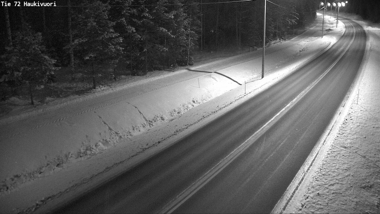 Weather Camera Image Road 72 Haukivuori, Mikkeli, Etelä-Savo
