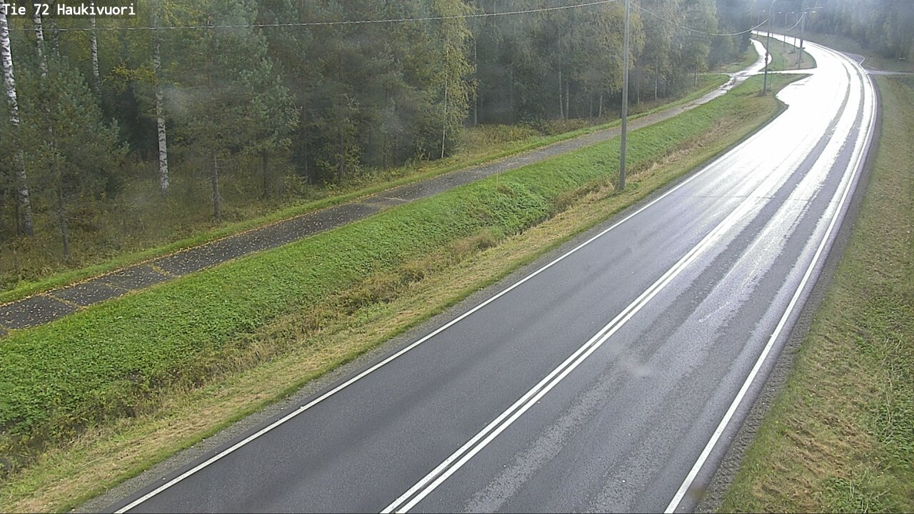 Weather Camera Image Road 72 Haukivuori, Mikkeli, Etelä-Savo