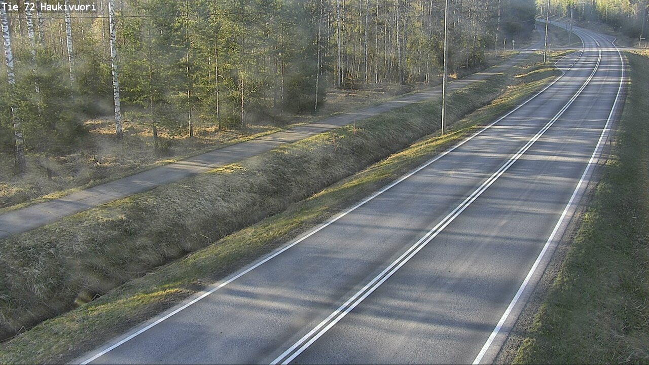 Weather Camera Image Road 72 Haukivuori, Mikkeli, Etelä-Savo