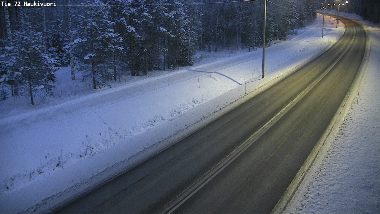 Weather Camera Image Väg 72 Haukivuori, Mikkeli, Etelä-Savo