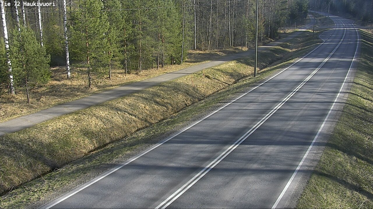 Weather Camera Image Väg 72 Haukivuori, Mikkeli, Etelä-Savo