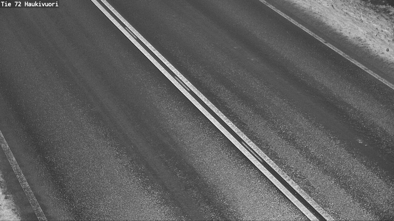 Weather Camera Image Road 72 Haukivuori, Mikkeli, Etelä-Savo