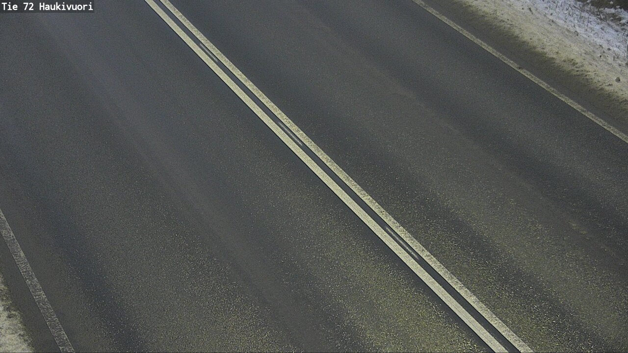Weather Camera Image Road 72 Haukivuori, Mikkeli, Etelä-Savo