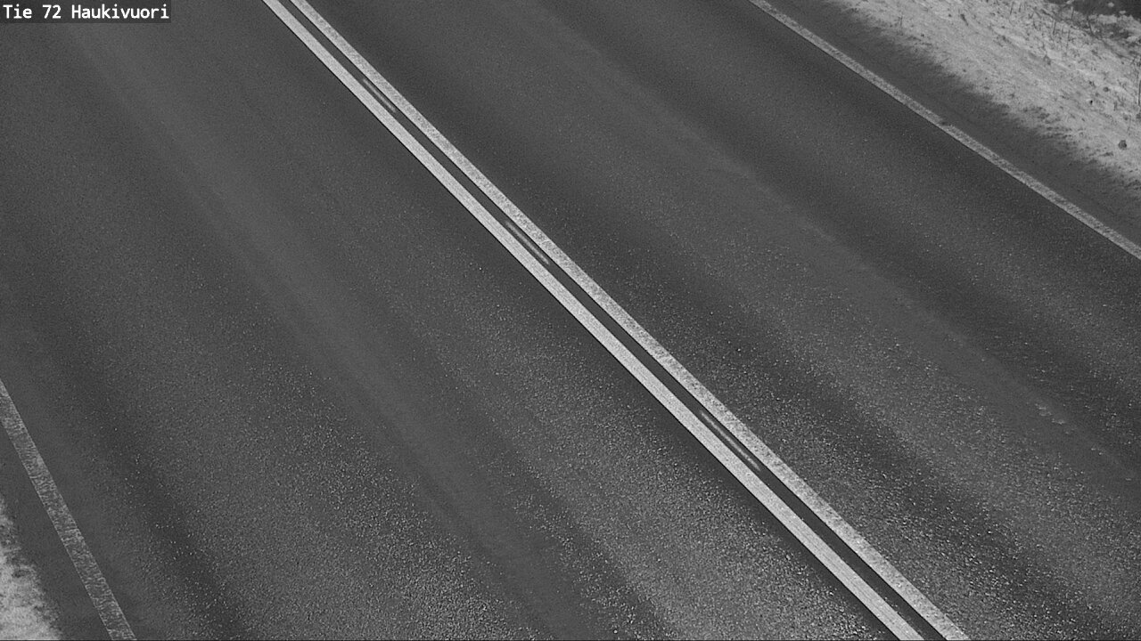 Weather Camera Image Road 72 Haukivuori, Mikkeli, Etelä-Savo