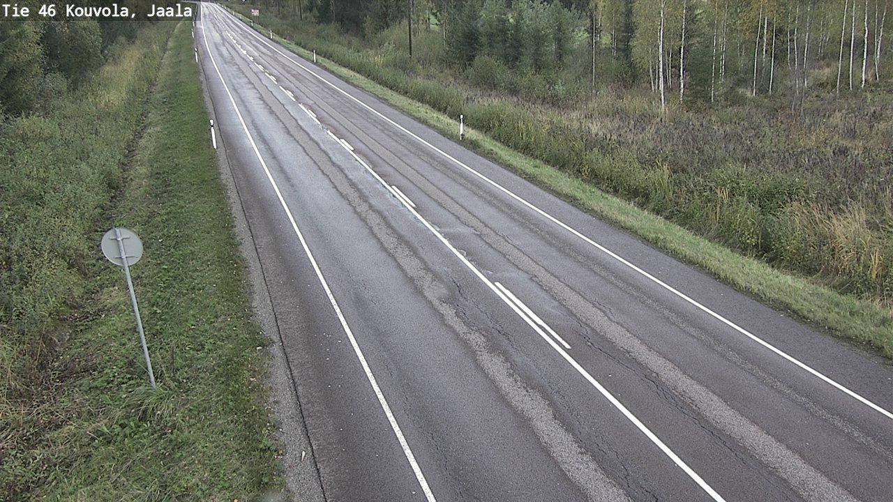 Weather Camera Image Road 46 Kouvola, Jaala, Kouvola, Kymenlaakso