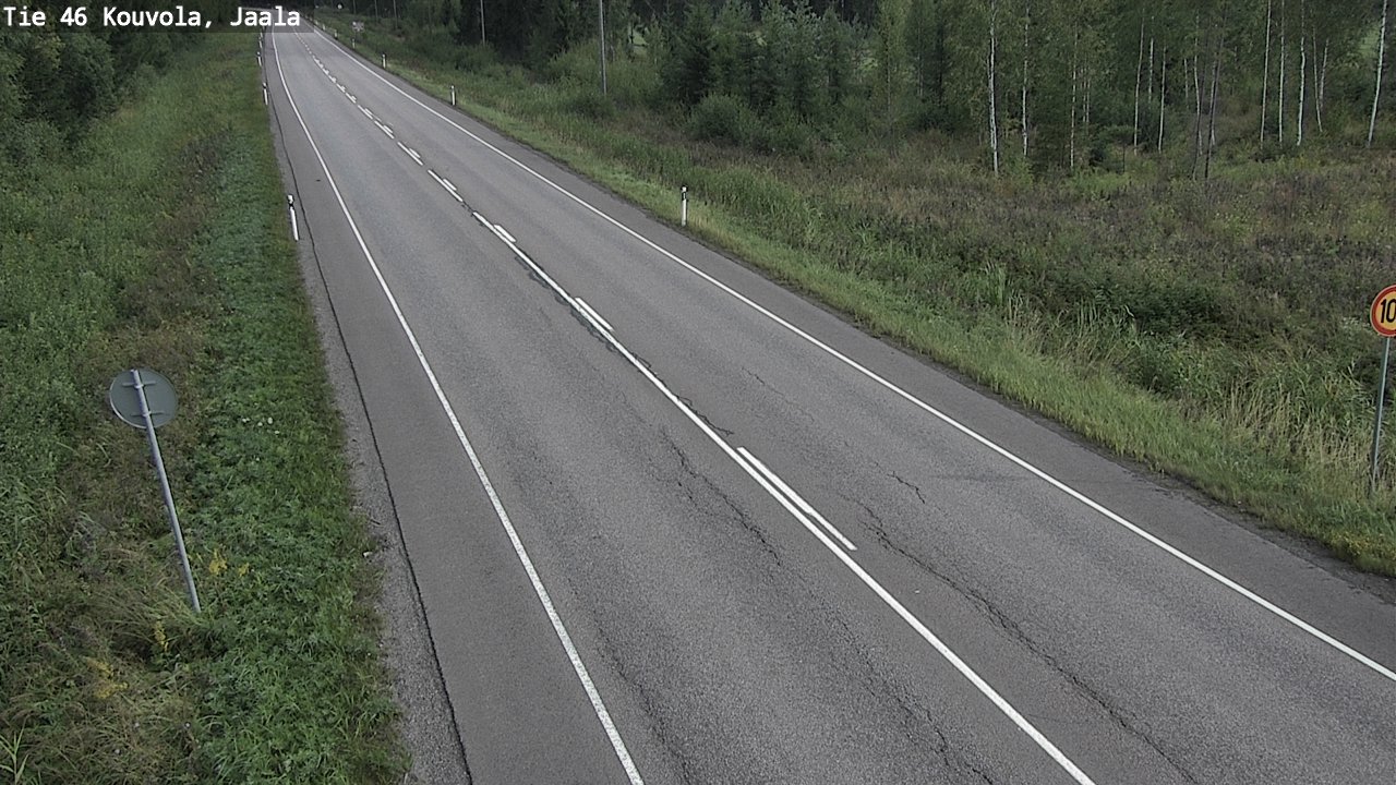 Weather Camera Image Väg 46 Kouvola, Jaala, Kouvola, Kymenlaakso