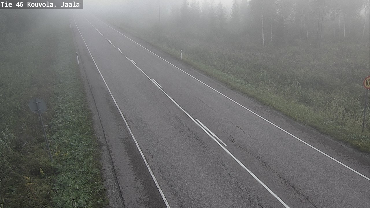 Weather Camera Image Road 46 Kouvola, Jaala, Kouvola, Kymenlaakso