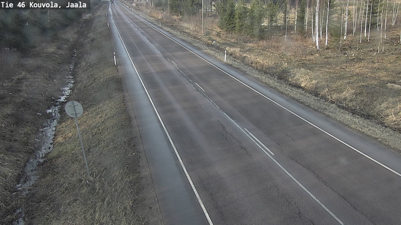 Weather Camera Image Väg 46 Kouvola, Jaala, Kouvola, Kymenlaakso