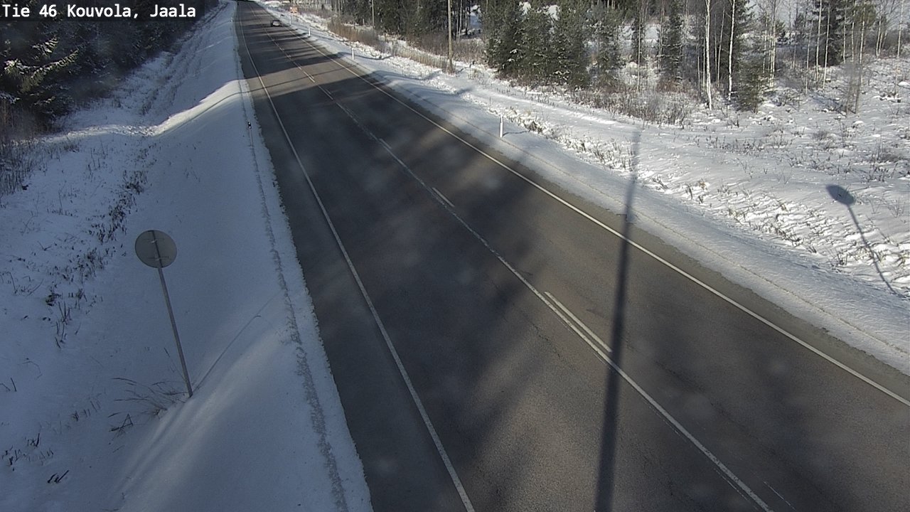 Weather Camera Image Väg 46 Kouvola, Jaala, Kouvola, Kymenlaakso