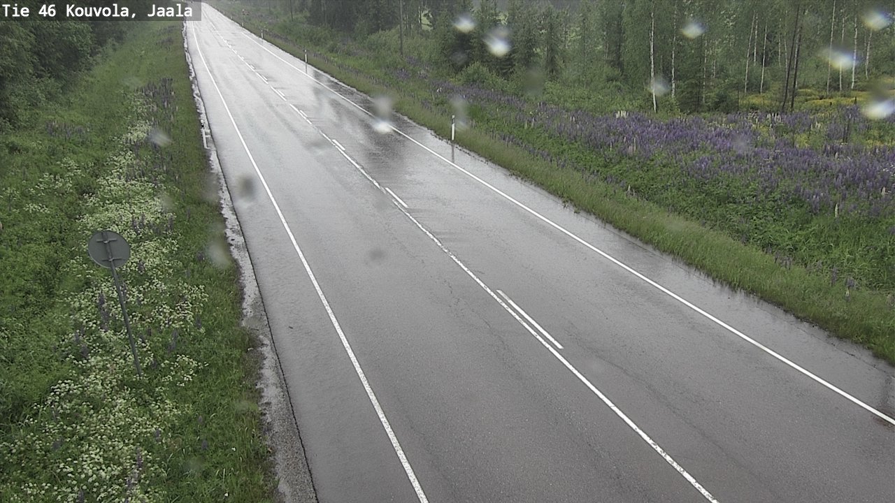 Weather Camera Image Väg 46 Kouvola, Jaala, Kouvola, Kymenlaakso