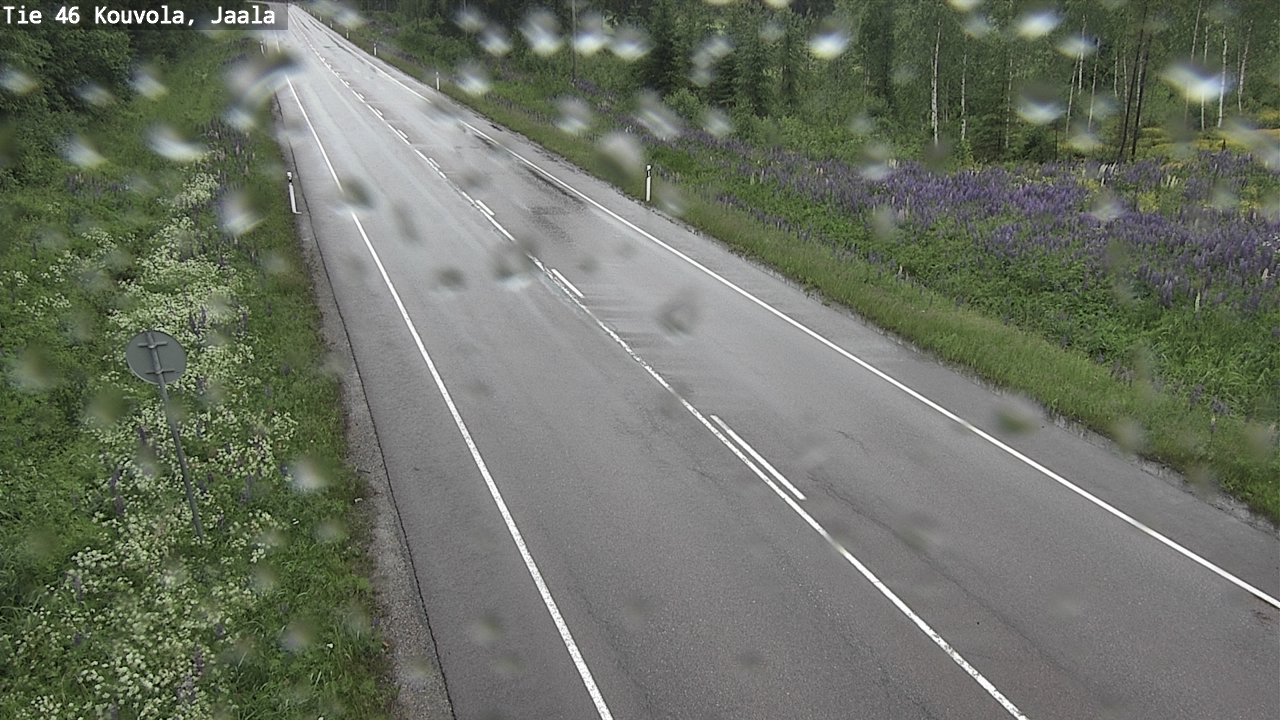 Weather Camera Image Väg 46 Kouvola, Jaala, Kouvola, Kymenlaakso