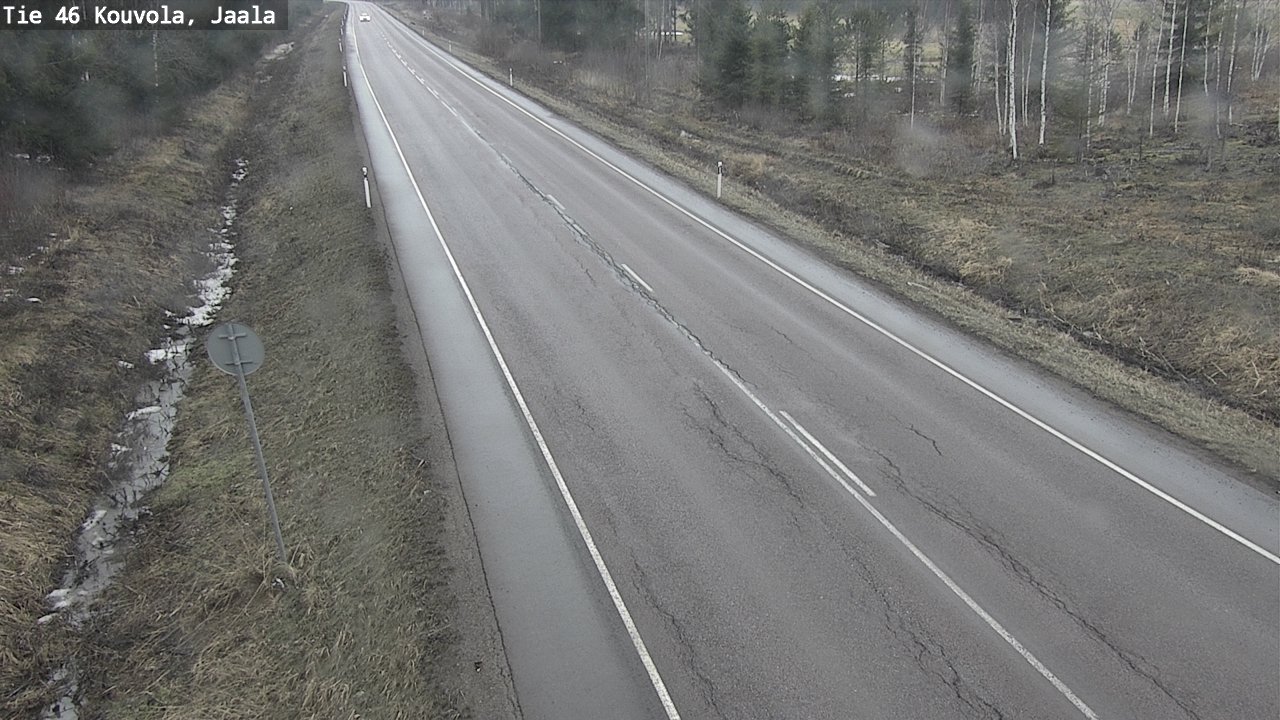 Weather Camera Image Road 46 Kouvola, Jaala, Kouvola, Kymenlaakso