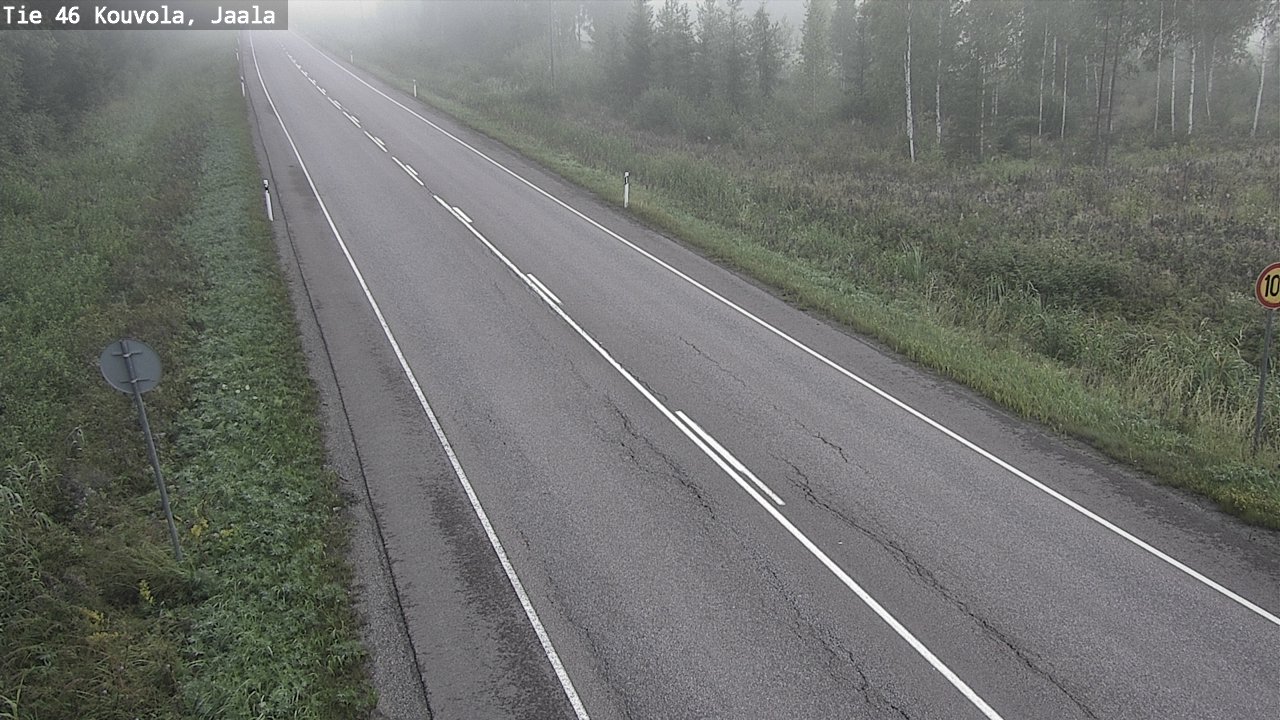 Weather Camera Image Road 46 Kouvola, Jaala, Kouvola, Kymenlaakso