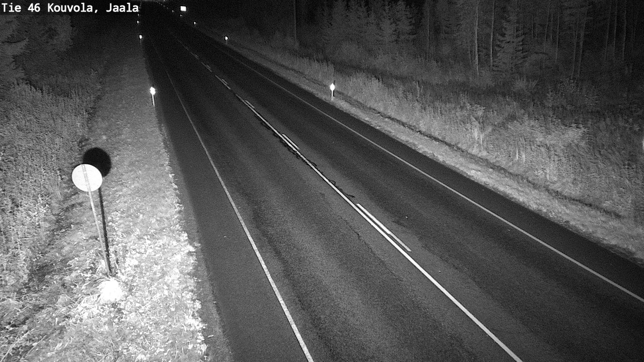 Weather Camera Image Road 46 Kouvola, Jaala, Kouvola, Kymenlaakso