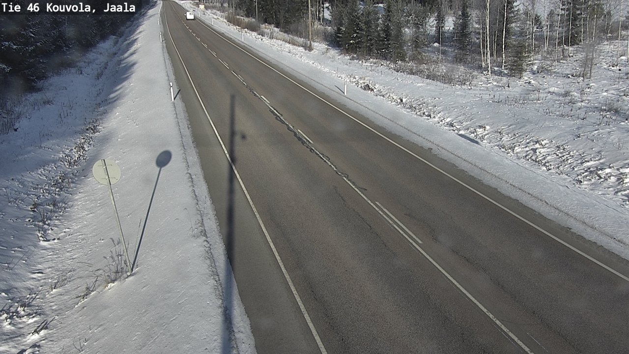 Weather Camera Image Väg 46 Kouvola, Jaala, Kouvola, Kymenlaakso