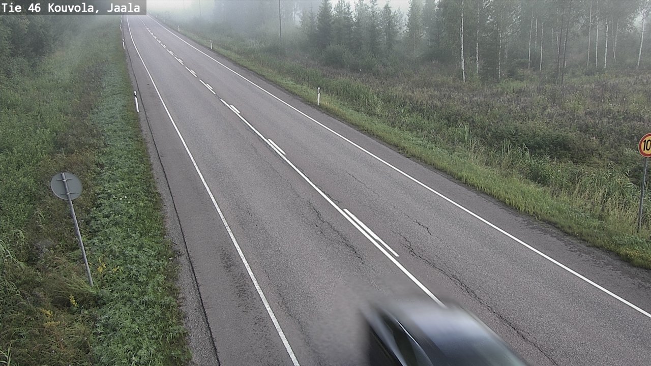 Weather Camera Image Road 46 Kouvola, Jaala, Kouvola, Kymenlaakso