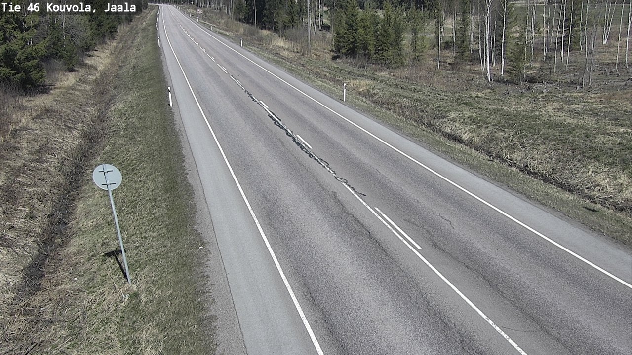 Weather Camera Image Road 46 Kouvola, Jaala, Kouvola, Kymenlaakso