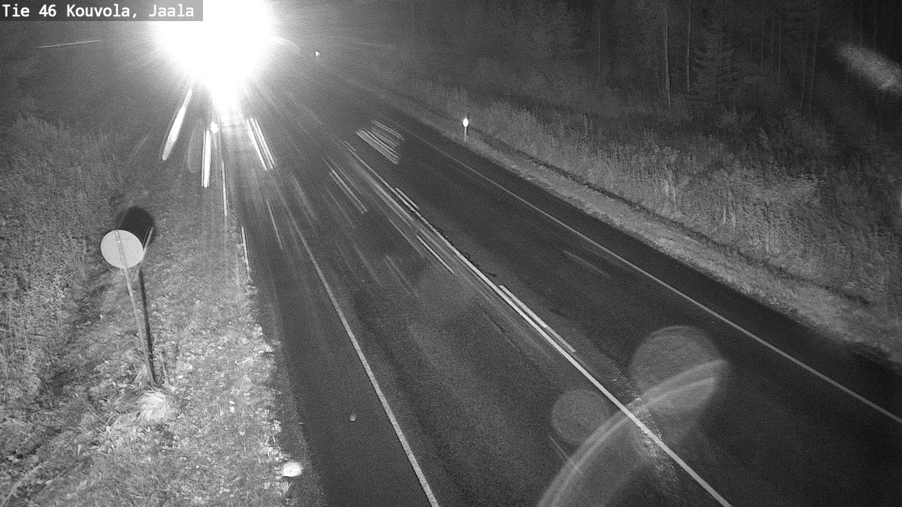 Weather Camera Image Road 46 Kouvola, Jaala, Kouvola, Kymenlaakso