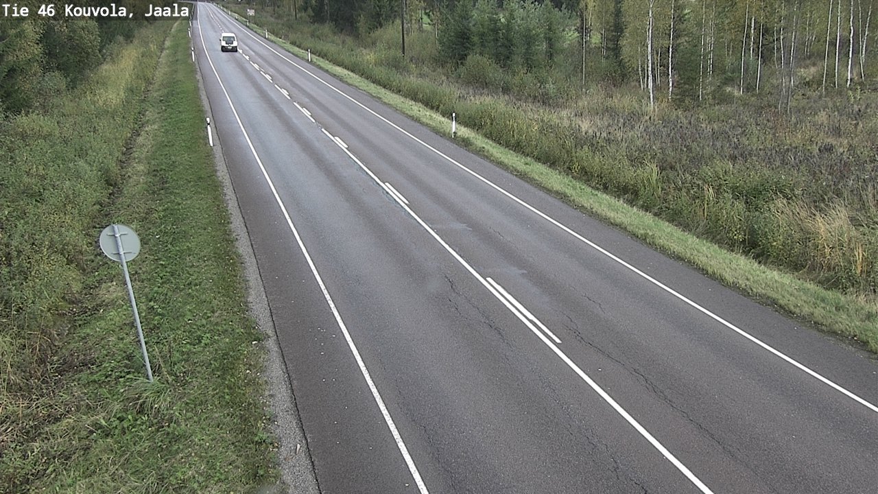 Weather Camera Image Road 46 Kouvola, Jaala, Kouvola, Kymenlaakso