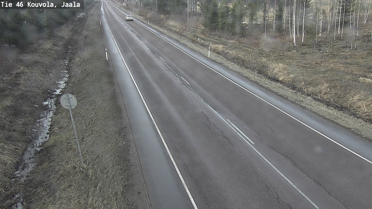 Weather Camera Image Väg 46 Kouvola, Jaala, Kouvola, Kymenlaakso