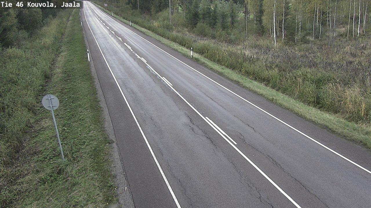 Weather Camera Image Road 46 Kouvola, Jaala, Kouvola, Kymenlaakso