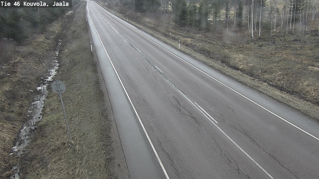 Weather Camera Image Road 46 Kouvola, Jaala, Kouvola, Kymenlaakso