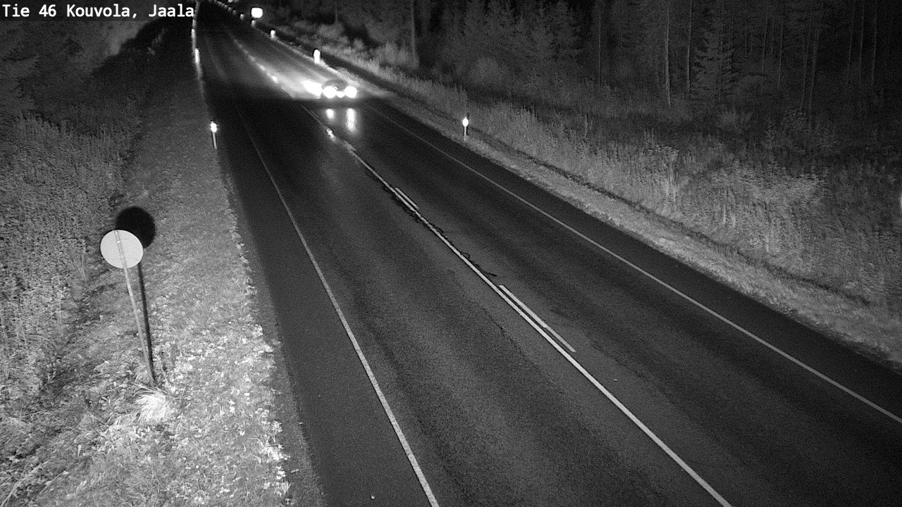 Weather Camera Image Road 46 Kouvola, Jaala, Kouvola, Kymenlaakso
