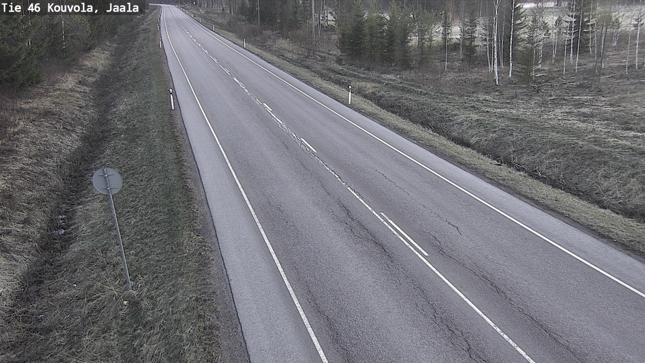 Weather Camera Image Road 46 Kouvola, Jaala, Kouvola, Kymenlaakso