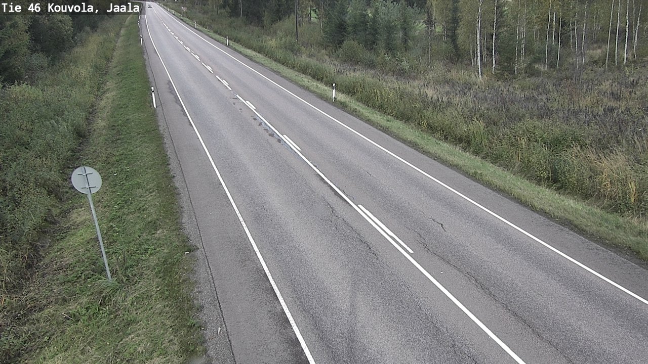 Weather Camera Image Road 46 Kouvola, Jaala, Kouvola, Kymenlaakso