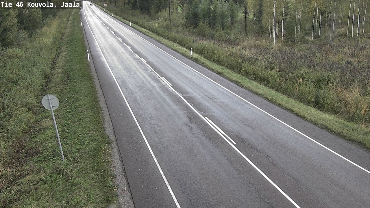 Weather Camera Image Road 46 Kouvola, Jaala, Kouvola, Kymenlaakso