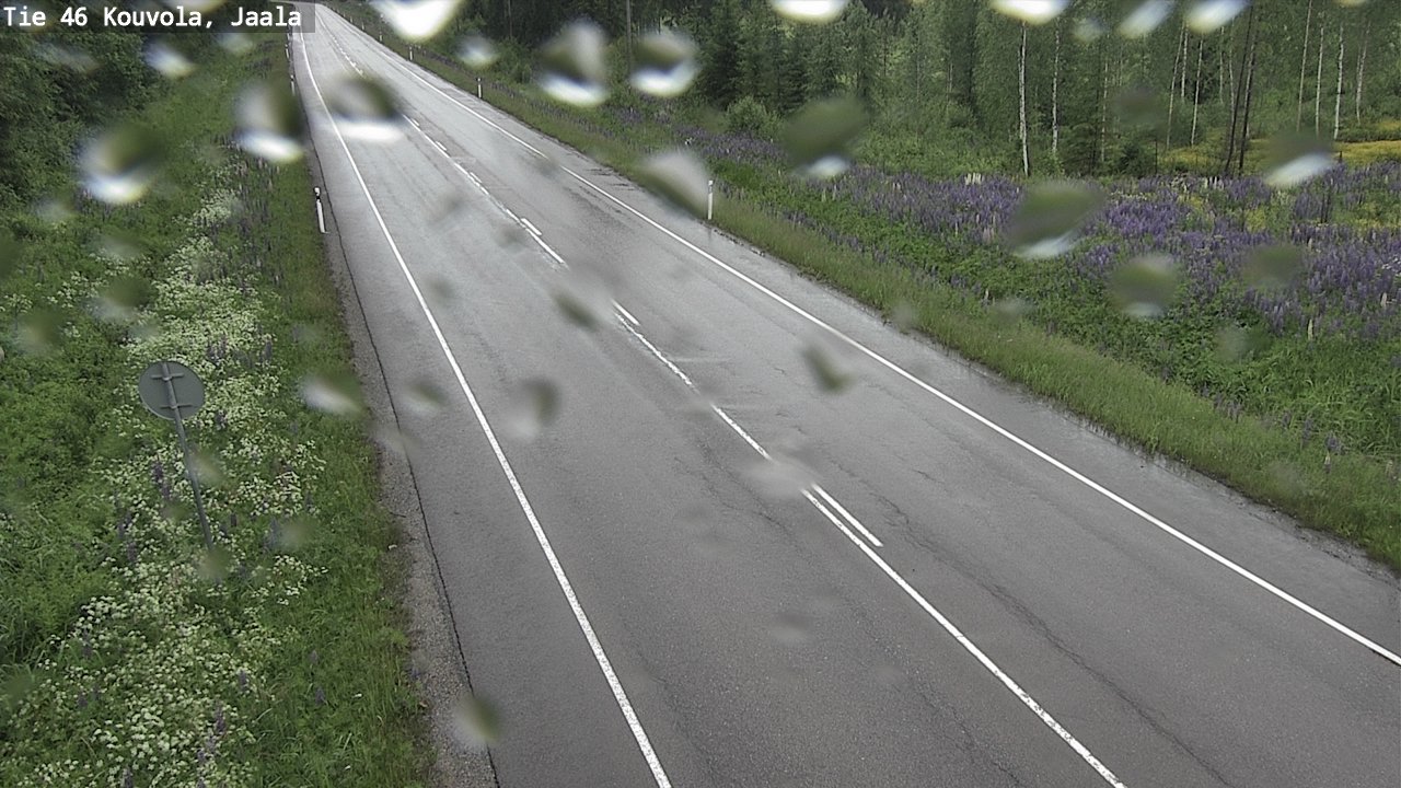 Weather Camera Image Väg 46 Kouvola, Jaala, Kouvola, Kymenlaakso