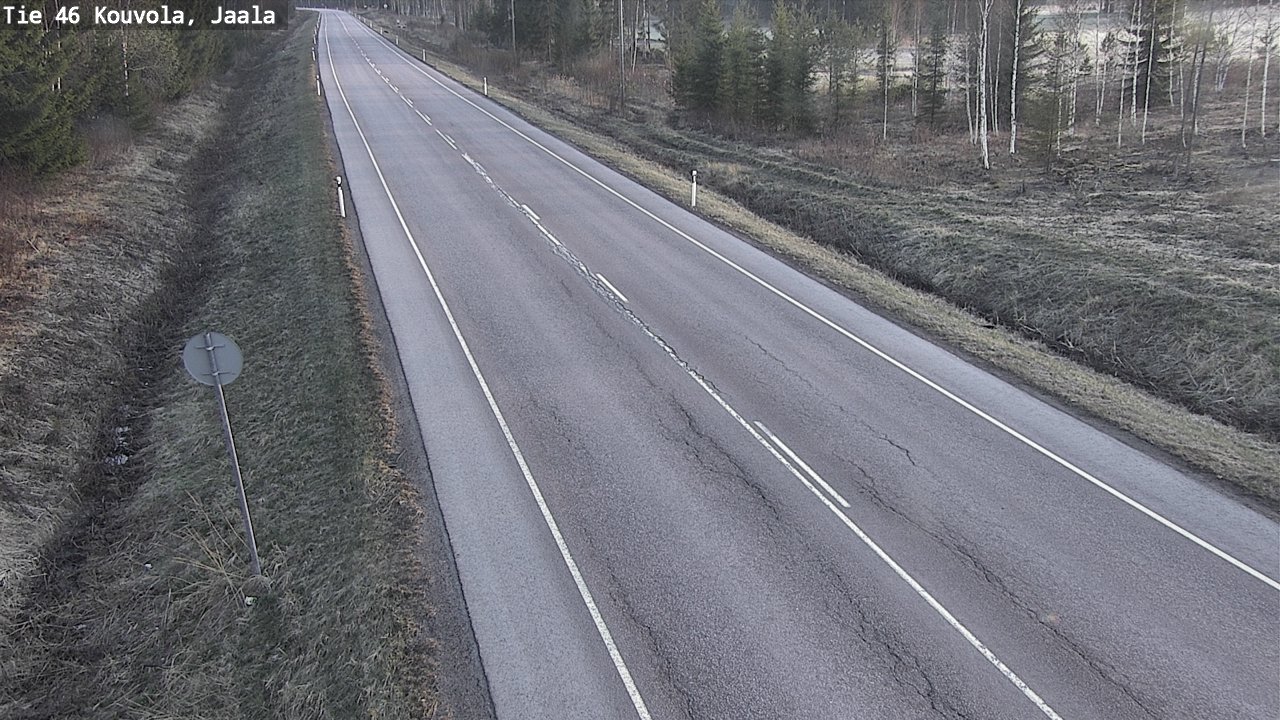Weather Camera Image Road 46 Kouvola, Jaala, Kouvola, Kymenlaakso