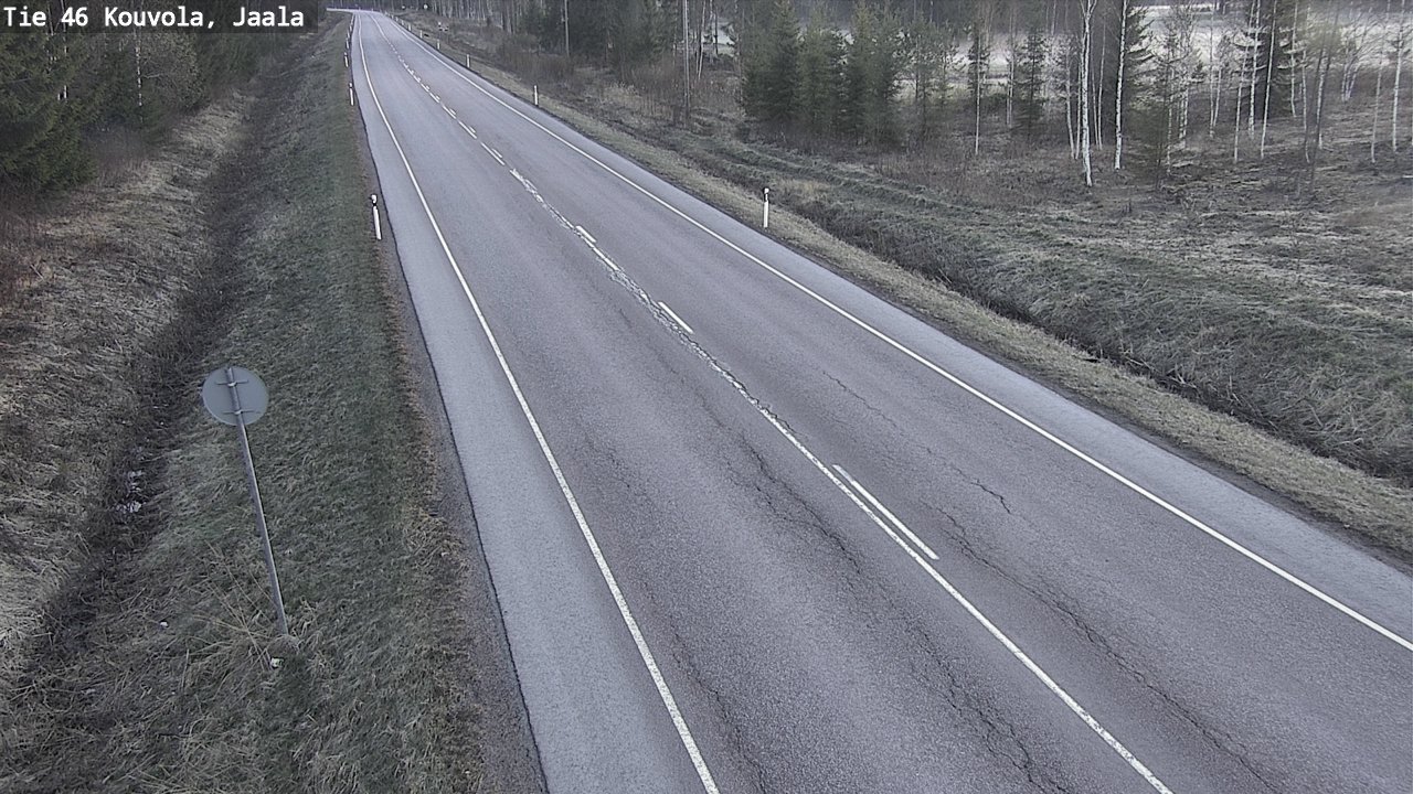 Weather Camera Image Road 46 Kouvola, Jaala, Kouvola, Kymenlaakso