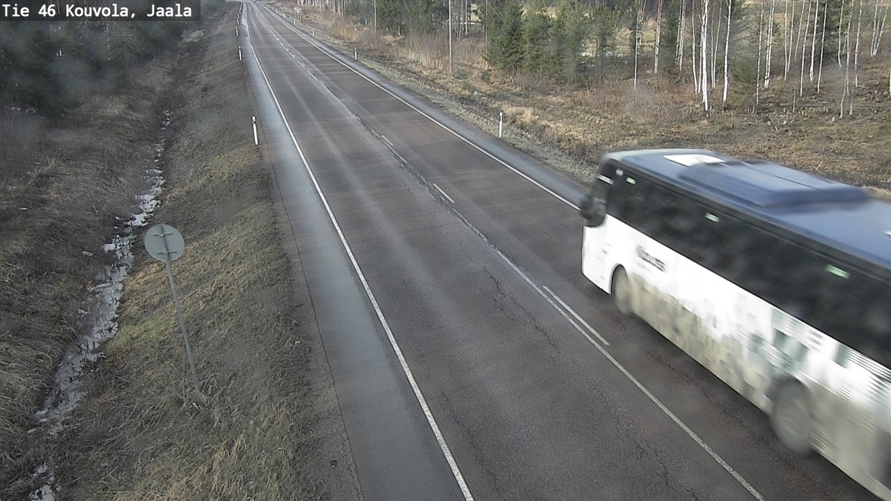 Weather Camera Image Väg 46 Kouvola, Jaala, Kouvola, Kymenlaakso