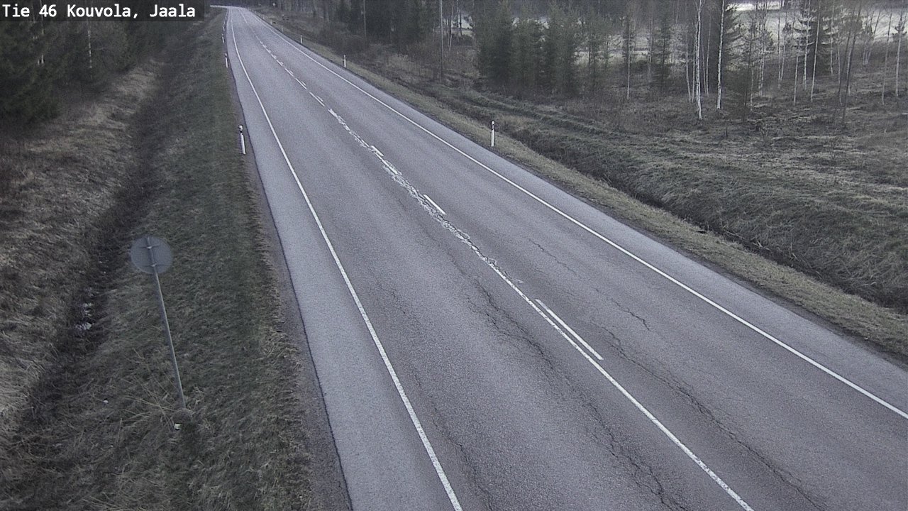 Weather Camera Image Väg 46 Kouvola, Jaala, Kouvola, Kymenlaakso