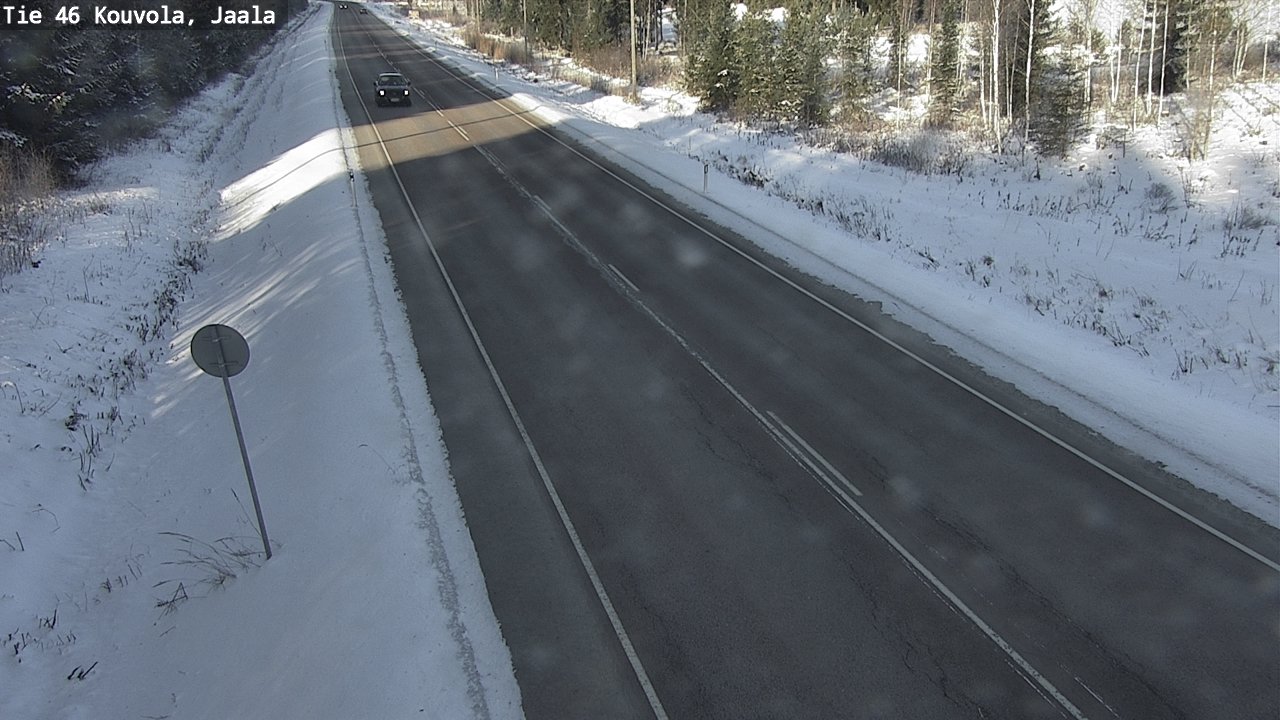 Weather Camera Image Väg 46 Kouvola, Jaala, Kouvola, Kymenlaakso