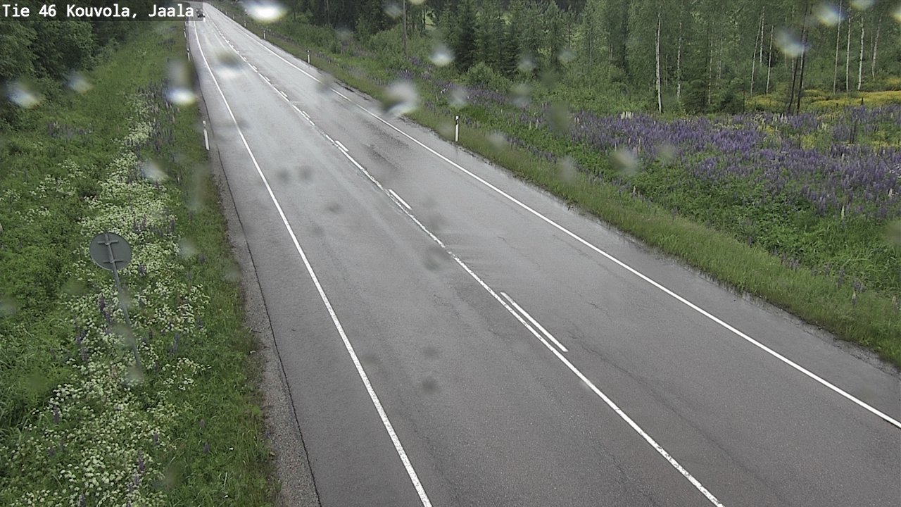 Weather Camera Image Väg 46 Kouvola, Jaala, Kouvola, Kymenlaakso