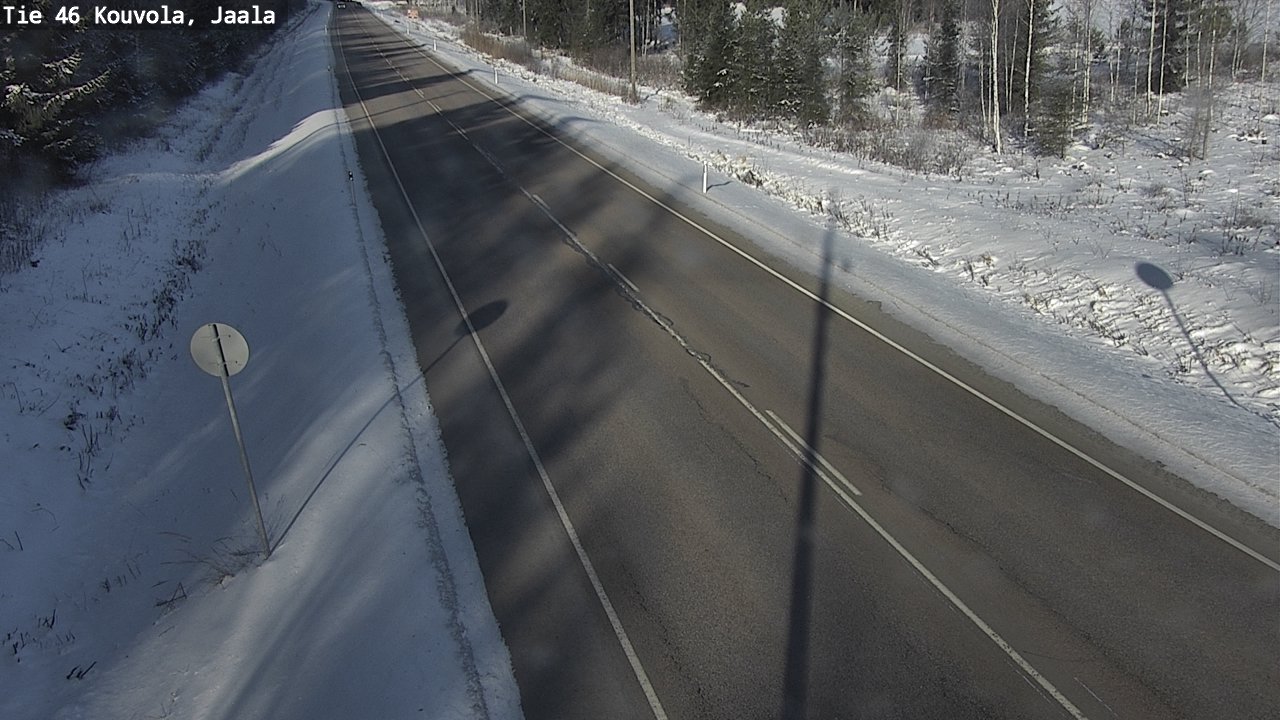 Weather Camera Image Väg 46 Kouvola, Jaala, Kouvola, Kymenlaakso