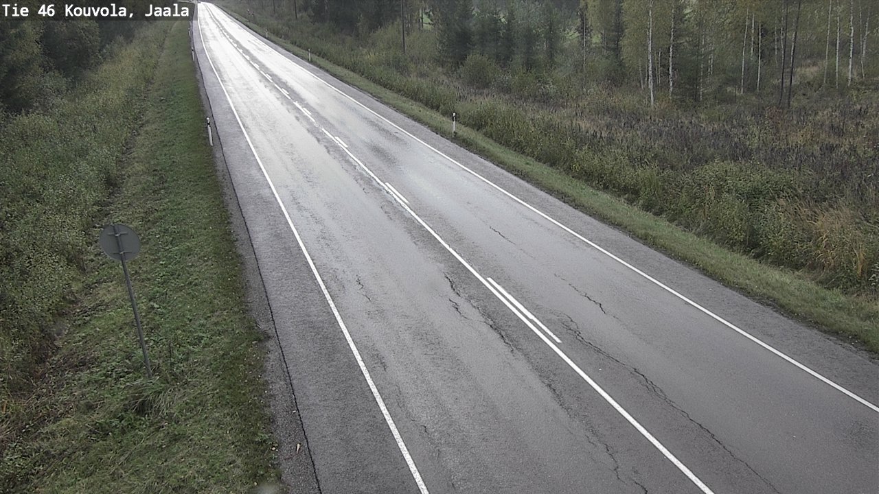 Weather Camera Image Road 46 Kouvola, Jaala, Kouvola, Kymenlaakso