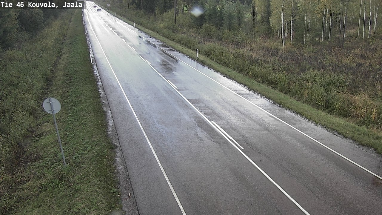 Weather Camera Image Road 46 Kouvola, Jaala, Kouvola, Kymenlaakso