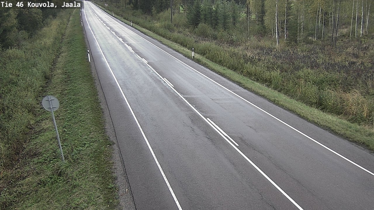 Weather Camera Image Road 46 Kouvola, Jaala, Kouvola, Kymenlaakso