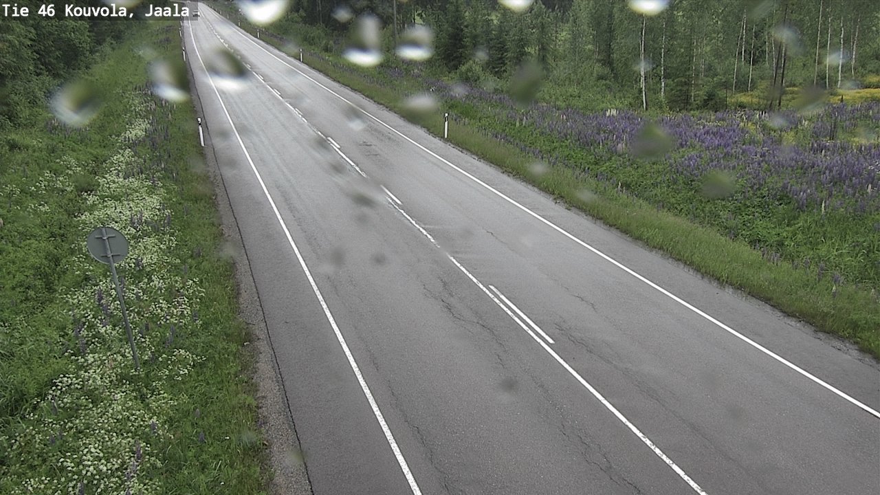 Weather Camera Image Väg 46 Kouvola, Jaala, Kouvola, Kymenlaakso