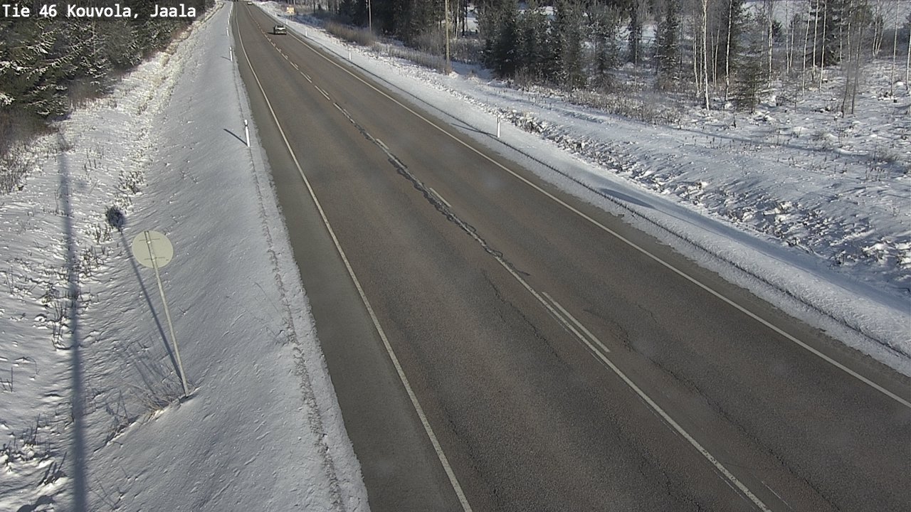 Weather Camera Image Road 46 Kouvola, Jaala, Kouvola, Kymenlaakso