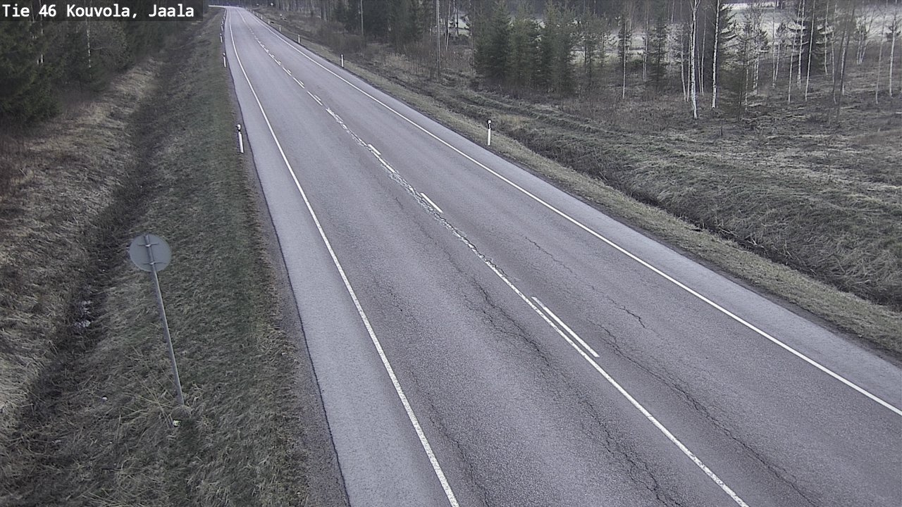 Weather Camera Image Road 46 Kouvola, Jaala, Kouvola, Kymenlaakso