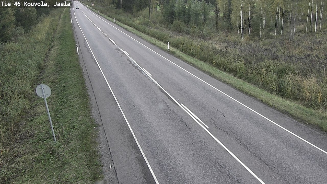 Weather Camera Image Road 46 Kouvola, Jaala, Kouvola, Kymenlaakso